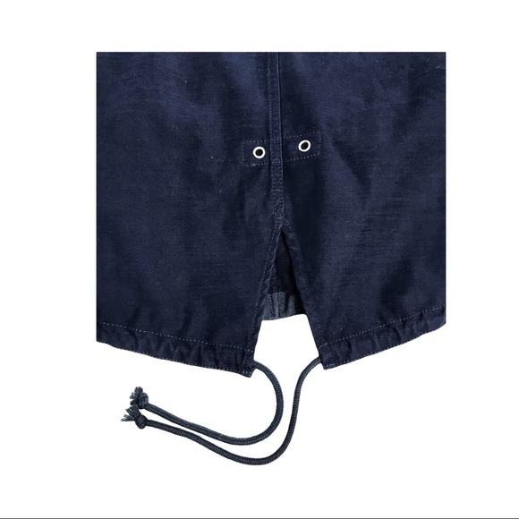 NWT Levis Women’s Field Military Jacket Navy Blue - Picture 2 of 16